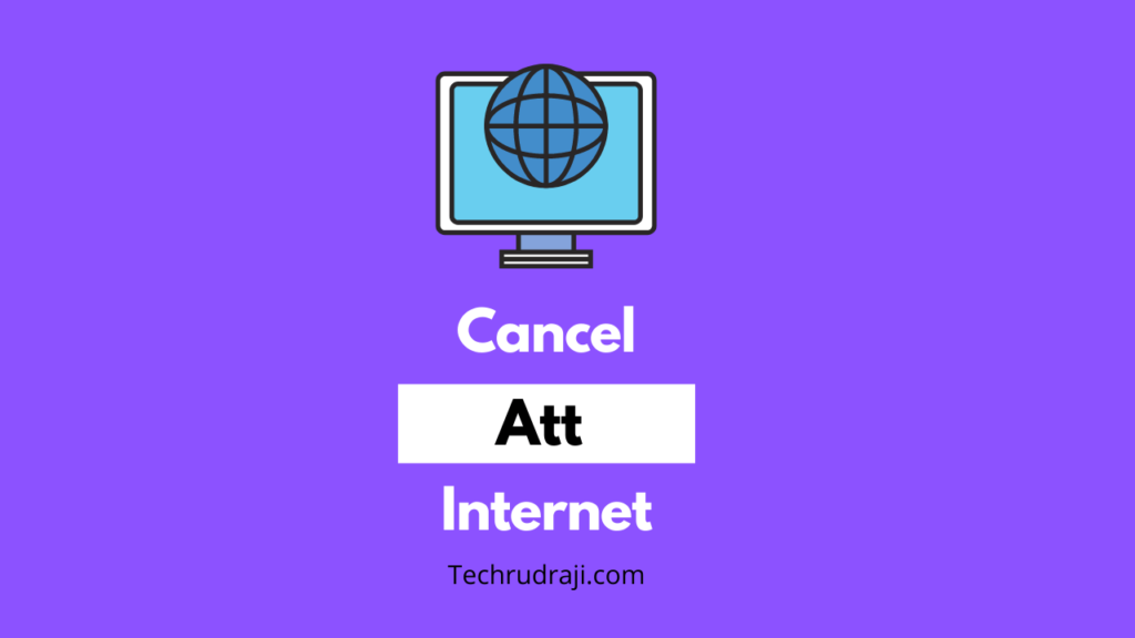 how to cancel att internet