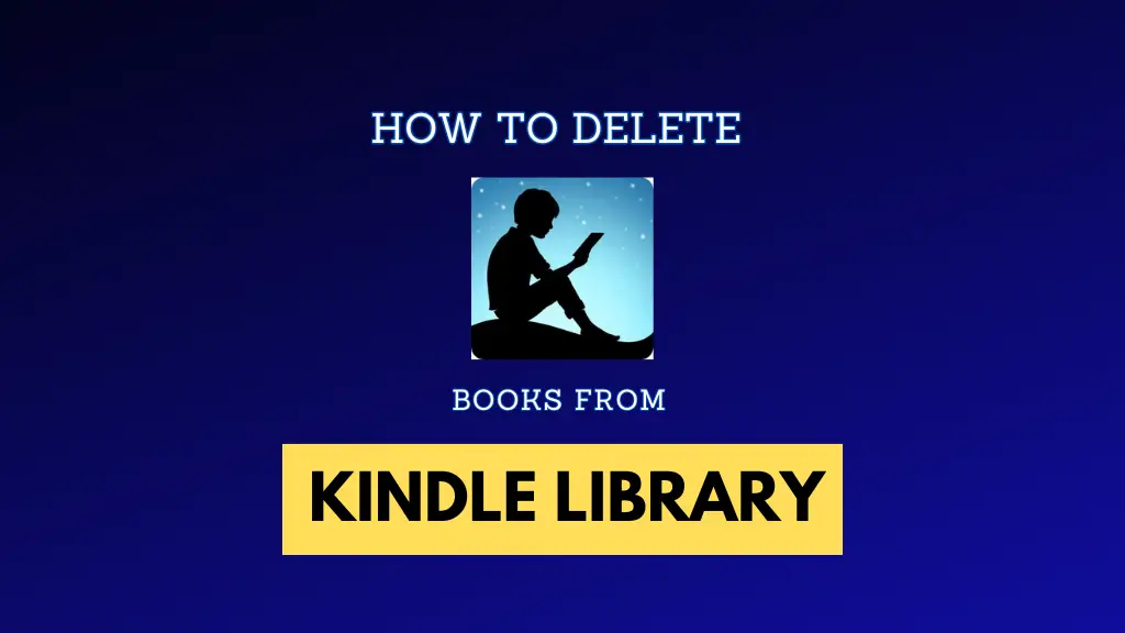 delete books from kindle