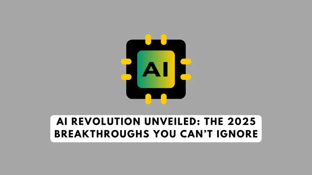 AI revolution 2025