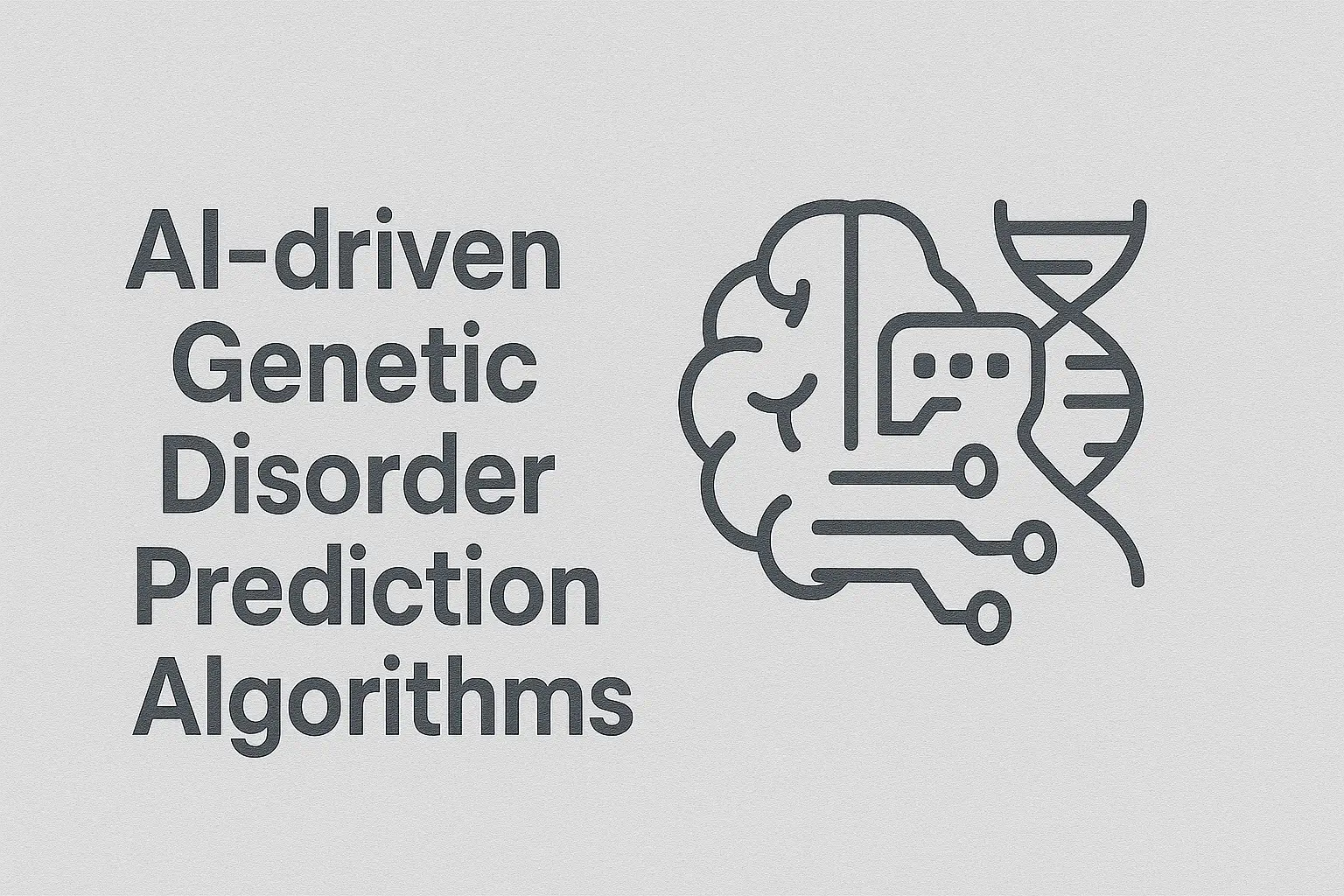 AI-driven genetic disorder prediction algorithms