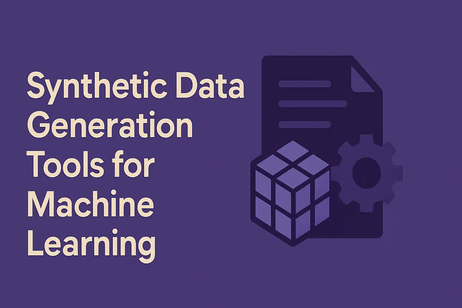 best synthetic data generation tools for machine learning