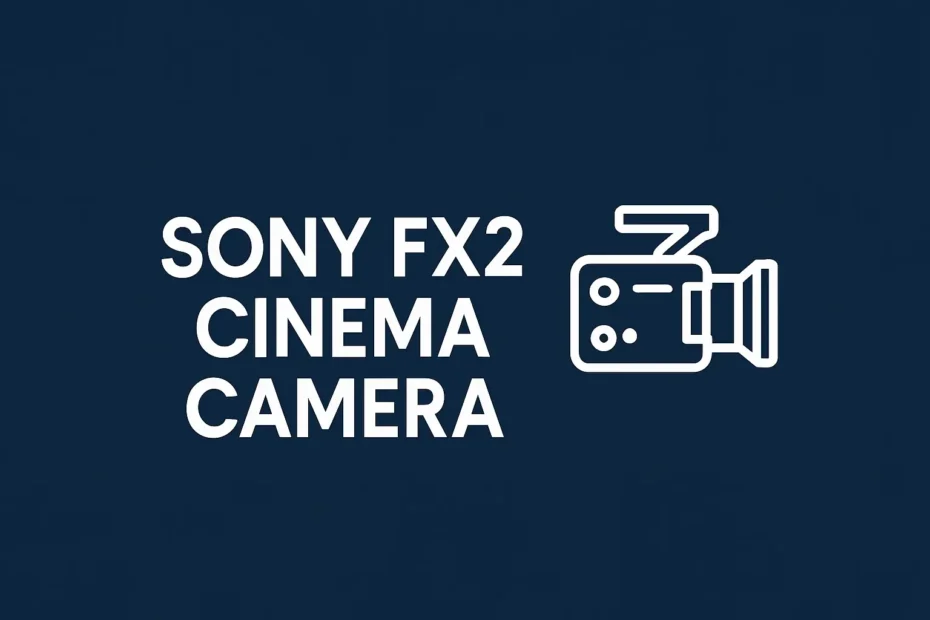 sony fx2 cinema line camera