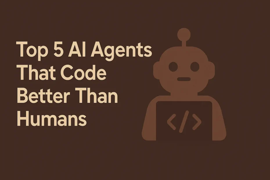 Top 5 AI Agents That Code Better Than Humans