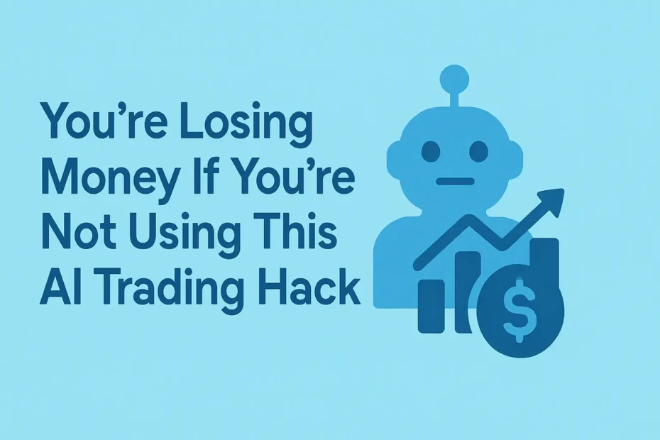 You’re Losing Money If You’re Not Using This AI Trading Hack