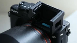 Sony FX2 tilting EVF demonstration
